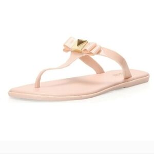 MICHAEL KORS | Bow Caroline Jelly Sandals Flip Flops pink sz 6